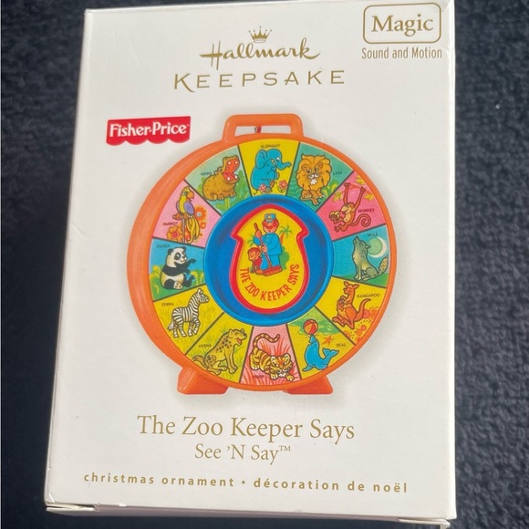 Fisher-Price Other - Vintage 2010 Fisher-Price Hallmark Keepsake The Zoo Keeper Says Toy